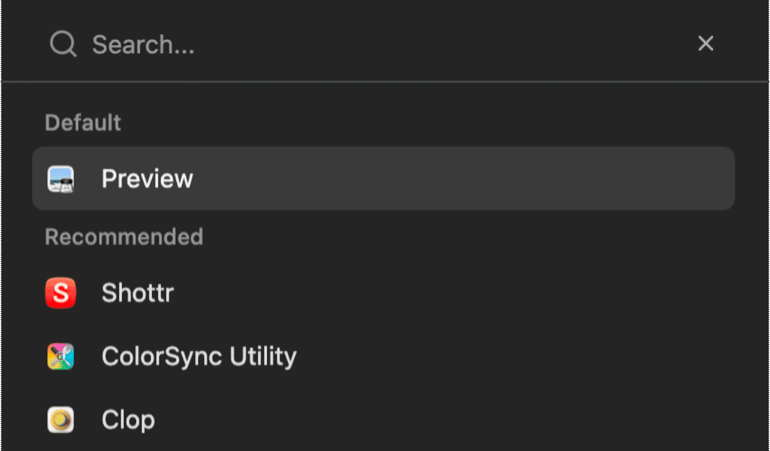ClipBook 1.21: Open with...