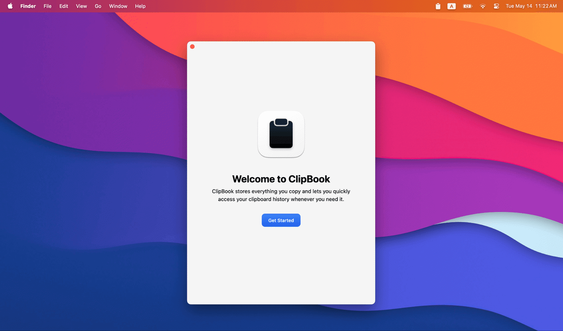 ClipBook 1.3.0: Welcome screen and enhancements