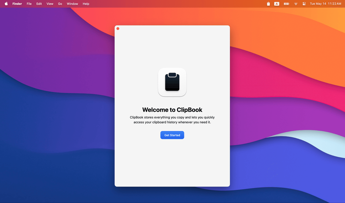 ClipBook 1.3.0: Welcome screen and enhancements